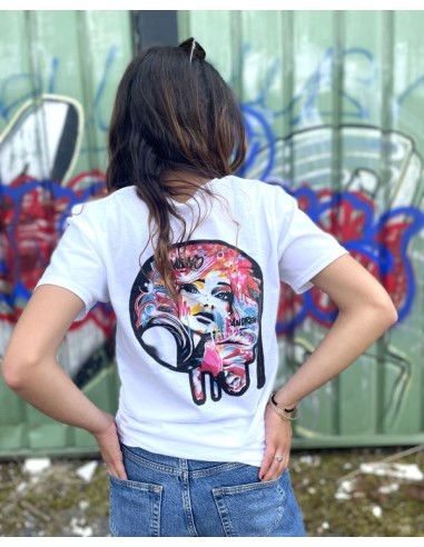 Rainbow Diva t-shirt femme - col V taille S - Andrew Wallas