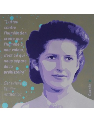 Carole b. - Geneviève de Gaulle-Anthonioz, l'humaniste