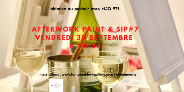 Afterwork Paint&Sip#7 avec NJO_972 le 30 septembre à 19.30h